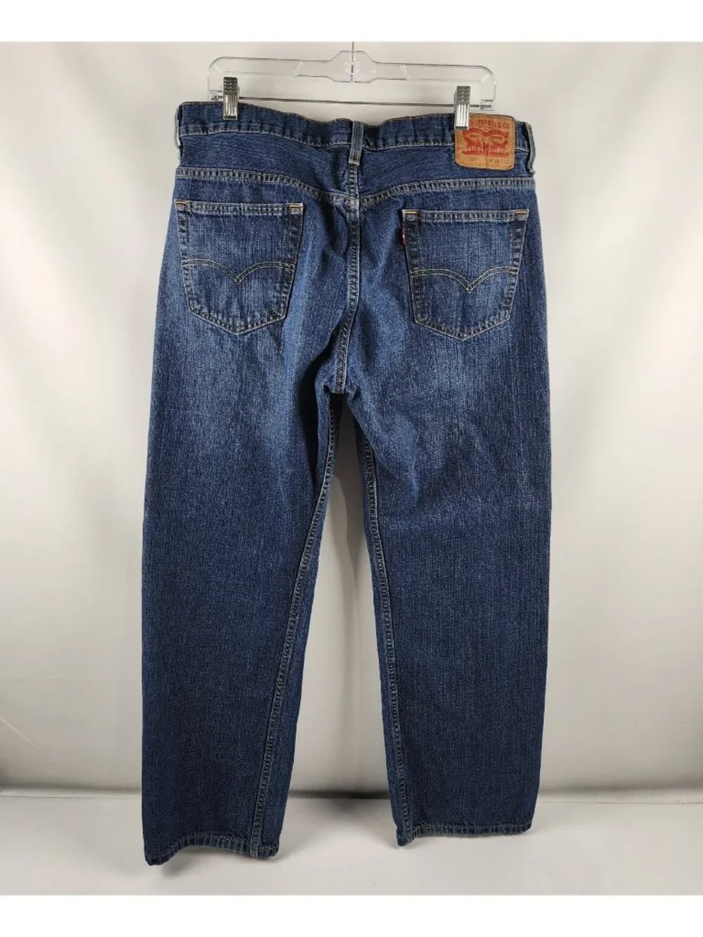 Levis Jeans Mens 36x31 Blue 569 Loose Fit Straight Baggy Denim